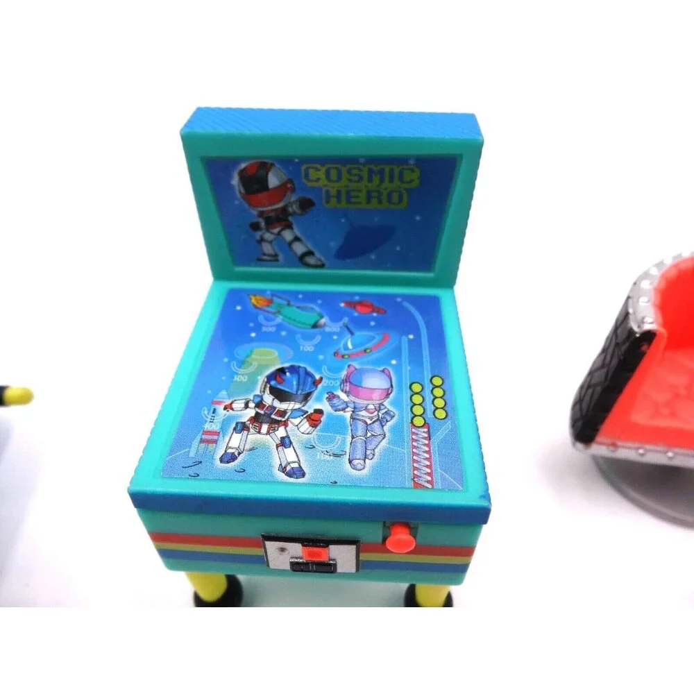LOL Surprise OMG Doll House Furniture Game Room Bar Arcade Game Chair‎ and More